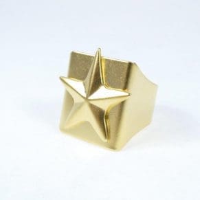 טבעת כוכב זהב - גודל מתכוונן