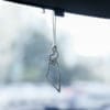 ⁦Car pendant Israel map with heart⁩ – תמונה ⁦5⁩