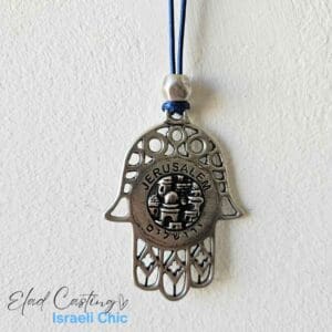 Metal Jerusalem Small Hamsa