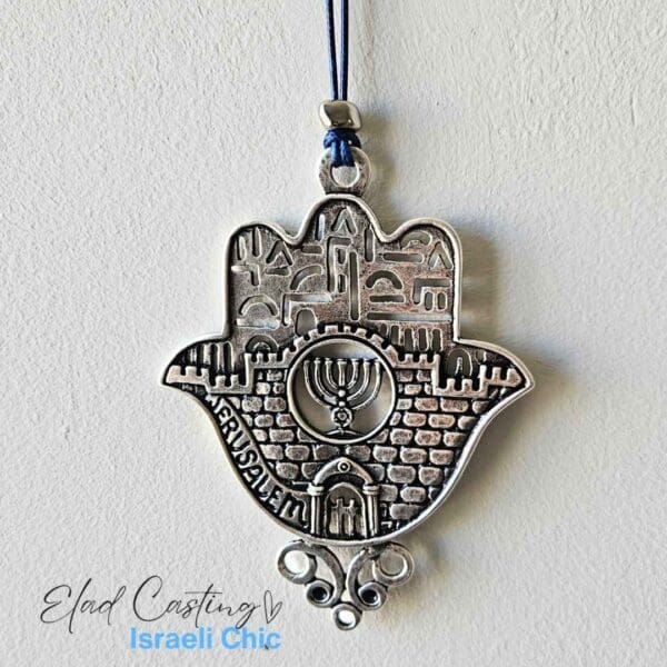 metal hamsa Jerusalem