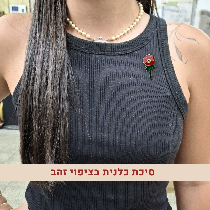 סיכת דש כלנית העוטף – תמונה 5