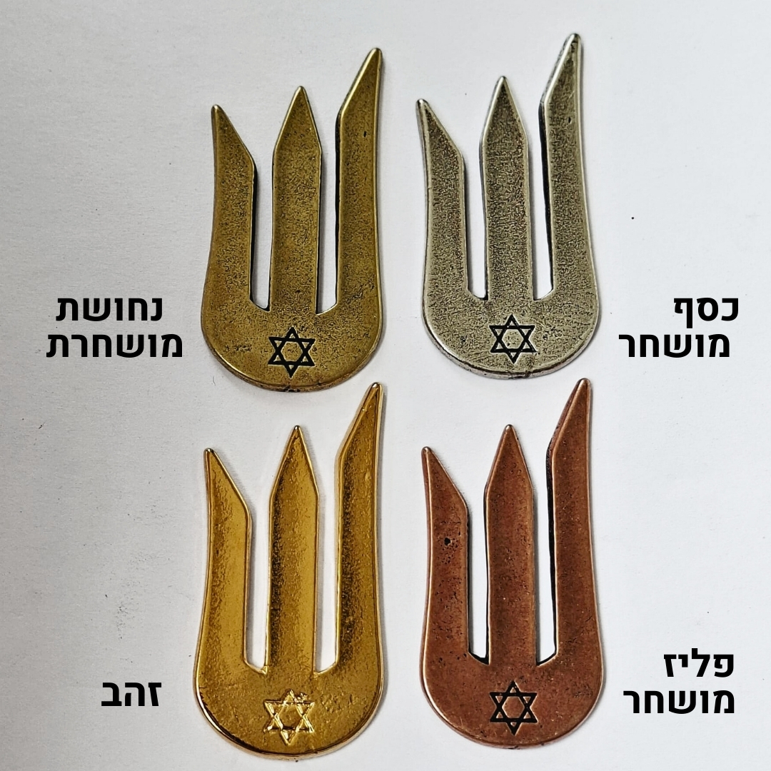 האות ש למזוזה כסף זהב נחושת פליז