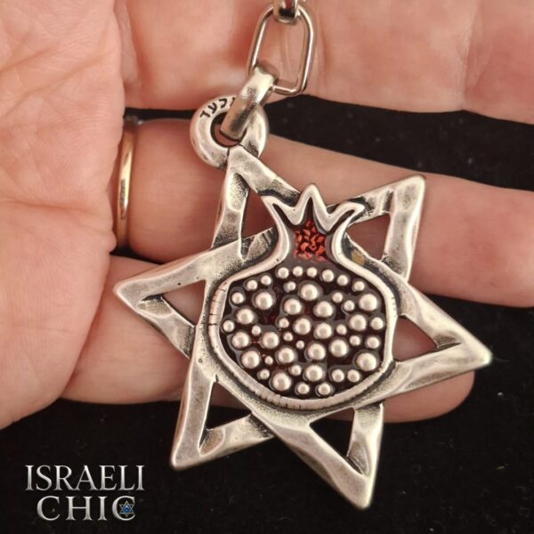 ⁦מחזיק מפתחות 'מגן רימון'⁩ – תמונה ⁦3⁩