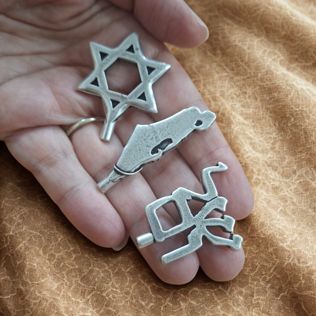 חנוכיה 'מגן ישראל לשלום'