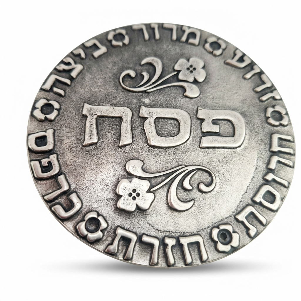 עיגול ברכות עיטור לצלחת פסח