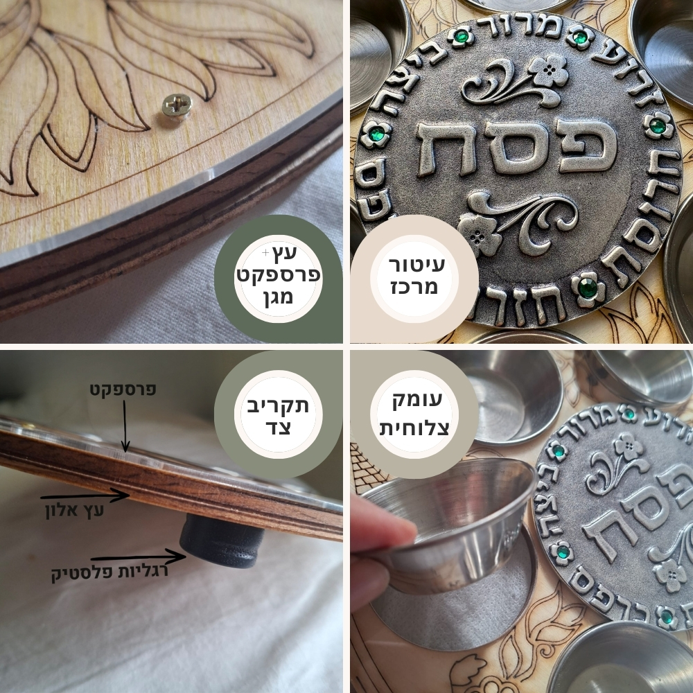 תקריב קערת פסח