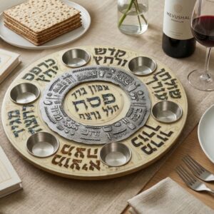 צלחת ברכות לפסח ברכת הסדר